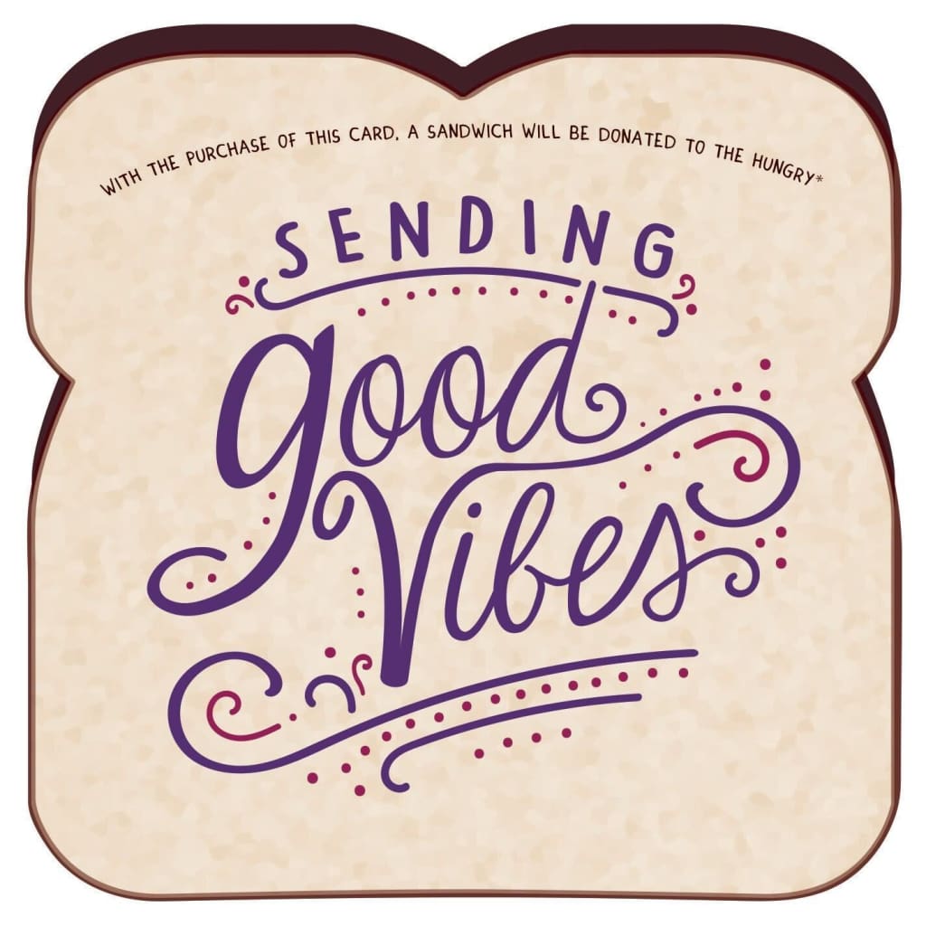 Food for Thoughts Greeting Cards - Sending good vibes-401-03 - Books &amp; Cards