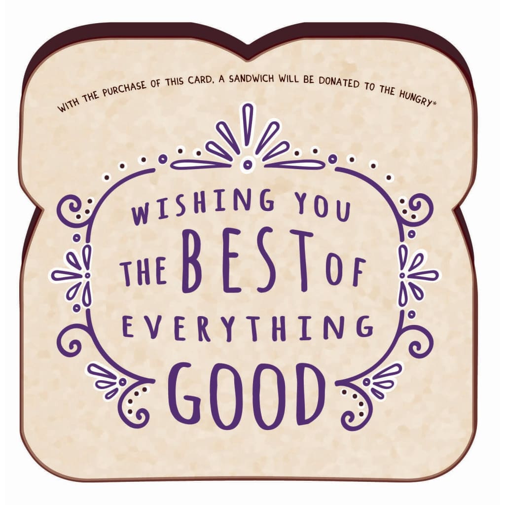 Food for Thoughts Greeting Cards - Wishing you the best of everything good - Books &amp; Cards