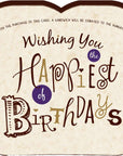Assorted Single Cards - Wishing you the happiest-111-04 - Books & Cards