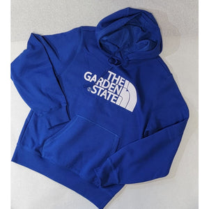 Garden State Hoodie - Royal with White / Small - Clothing