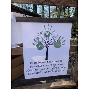 Handprint Art Kit - We made you this tree. Prints & Artwork