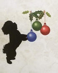 Holiday Coaster pet series - Bichon Ornaments - Home & Lifestyle