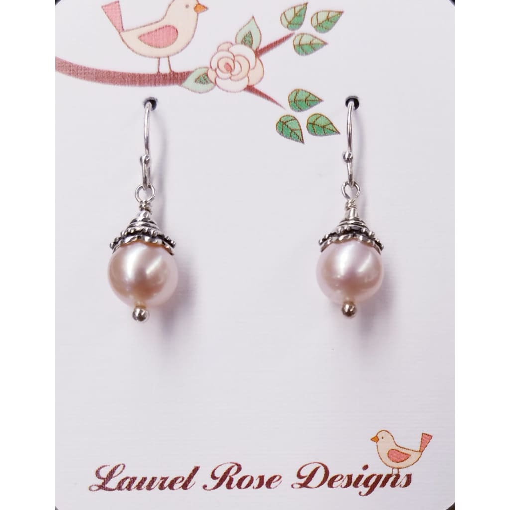 Holiday Crystal Earrings - Freshwater Pearl Ornament - Jewelry & Accessories