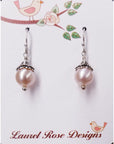 Holiday Crystal Earrings - Freshwater Pearl Ornament - Jewelry & Accessories