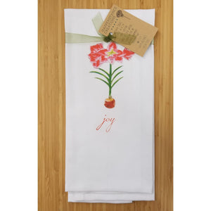 Holiday Kitchen Towel - Amaryllis - Home & Lifestyle