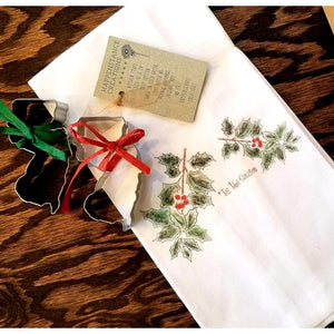 Holiday Kitchen Towel - Holly - Home & Lifestyle