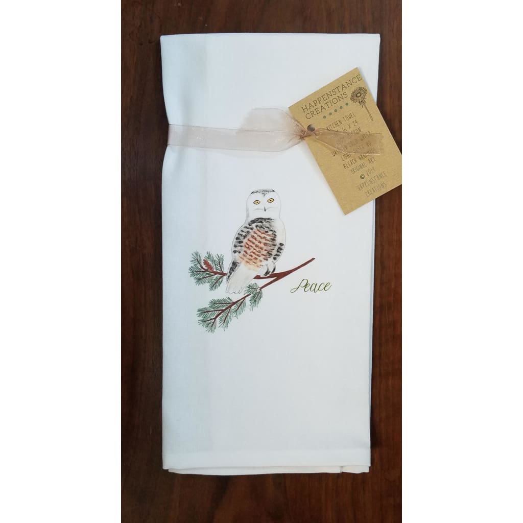 Holiday Kitchen Towel - Owl - Home &amp; Lifestyle