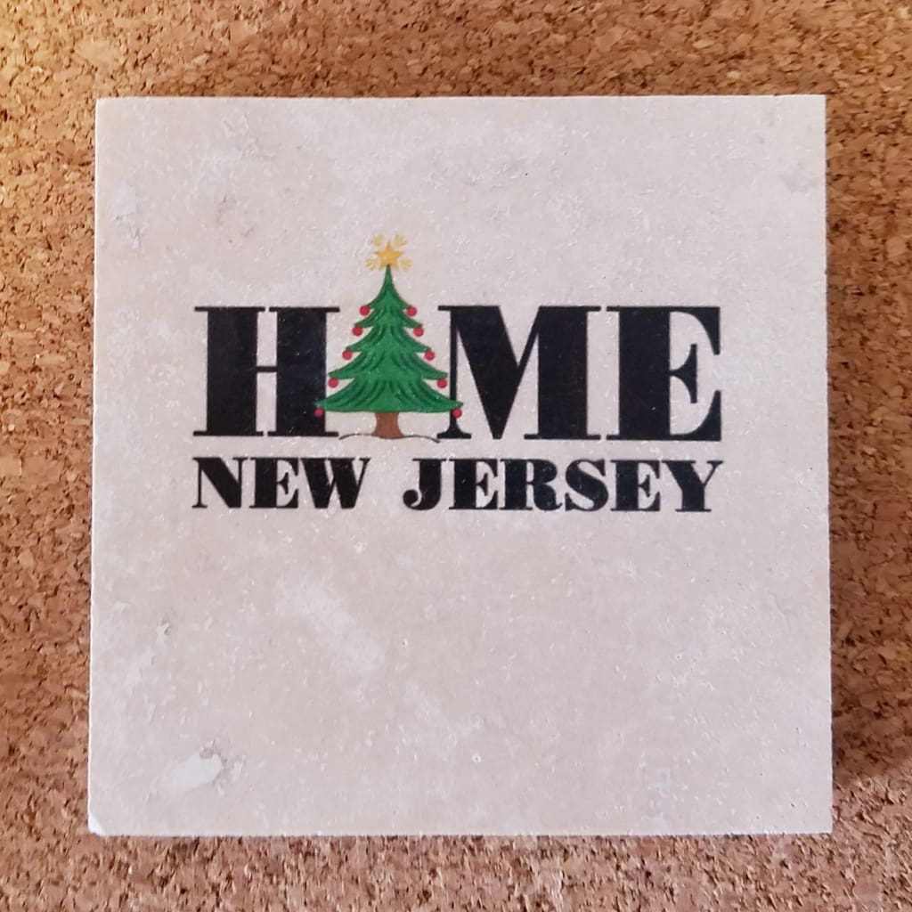 HOME Holiday Coaster - Home NJ Xmas Tree - Home &amp; Lifestyle