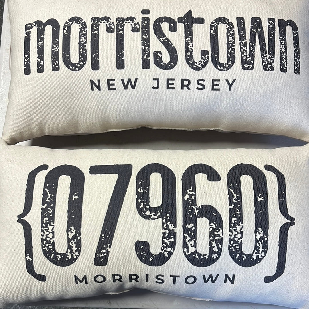 Distressed Town Pillow