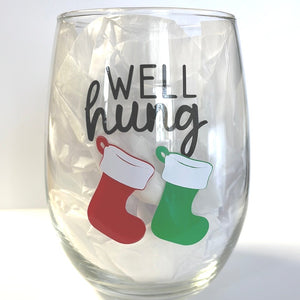 Stemless wine - Christmas