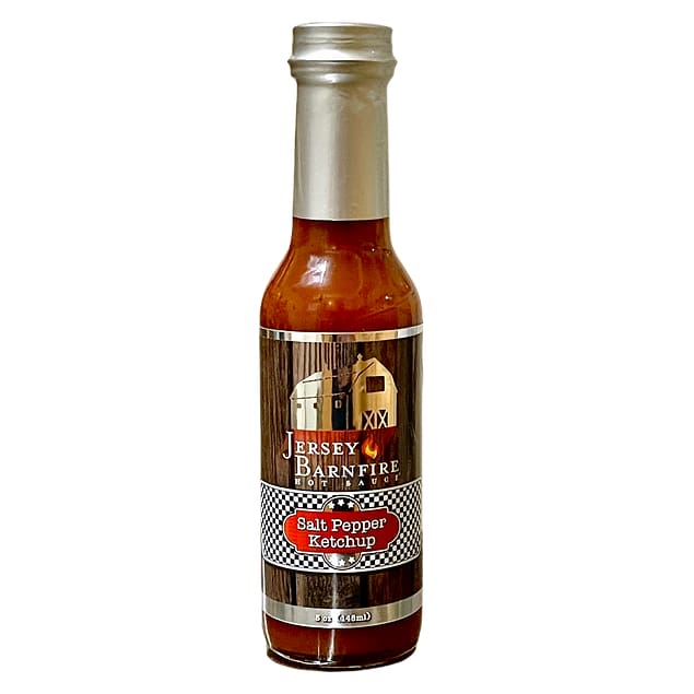 Jersey Barnfire Hot Sauce 5oz. - Salt Pepper Ketchup - Good Eats
