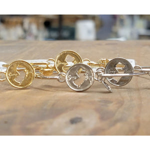 Jersey Girl Disk Bracelet - Jewelry & Accessories