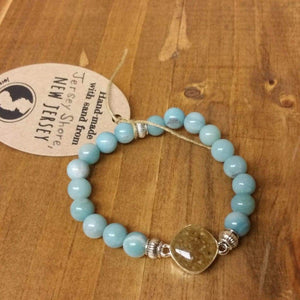 Shore Line Beach Sand Bracelet - Amazonite - Jewelry & Accessories