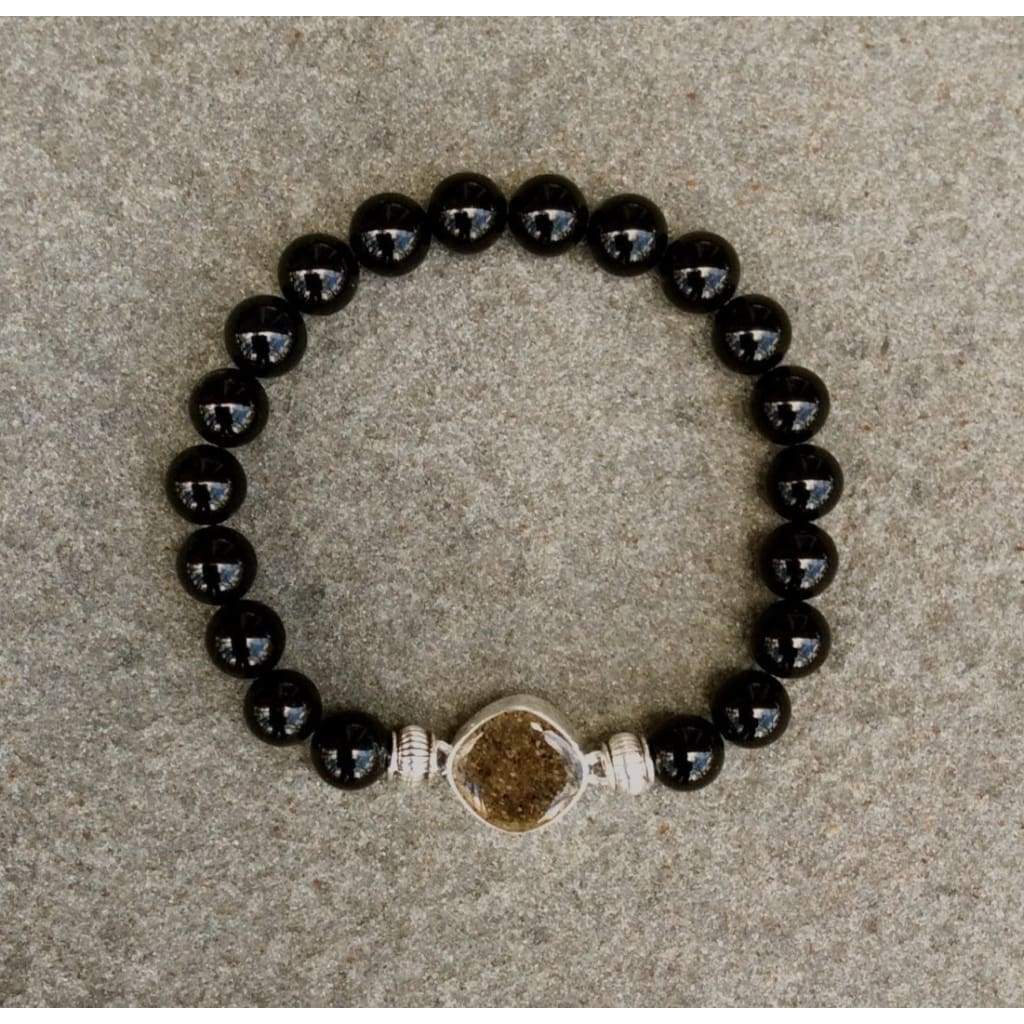 Shore Line Beach Sand Bracelet - Black Onyx - Jewelry &amp; Accessories