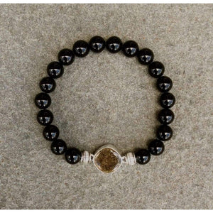 Shore Line Beach Sand Bracelet - Black Onyx - Jewelry & Accessories