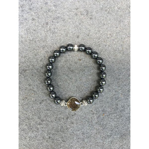 Shore Line Beach Sand Bracelet - Hematite - Jewelry & Accessories