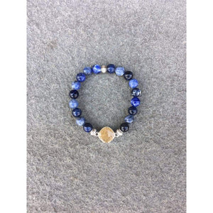 Shore Line Beach Sand Bracelet - Sodalite - Jewelry & Accessories
