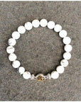 Shore Line Beach Sand Bracelet - White Howlite - Jewelry & Accessories