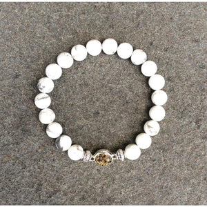 Shore Line Beach Sand Bracelet - White Howlite - Jewelry & Accessories