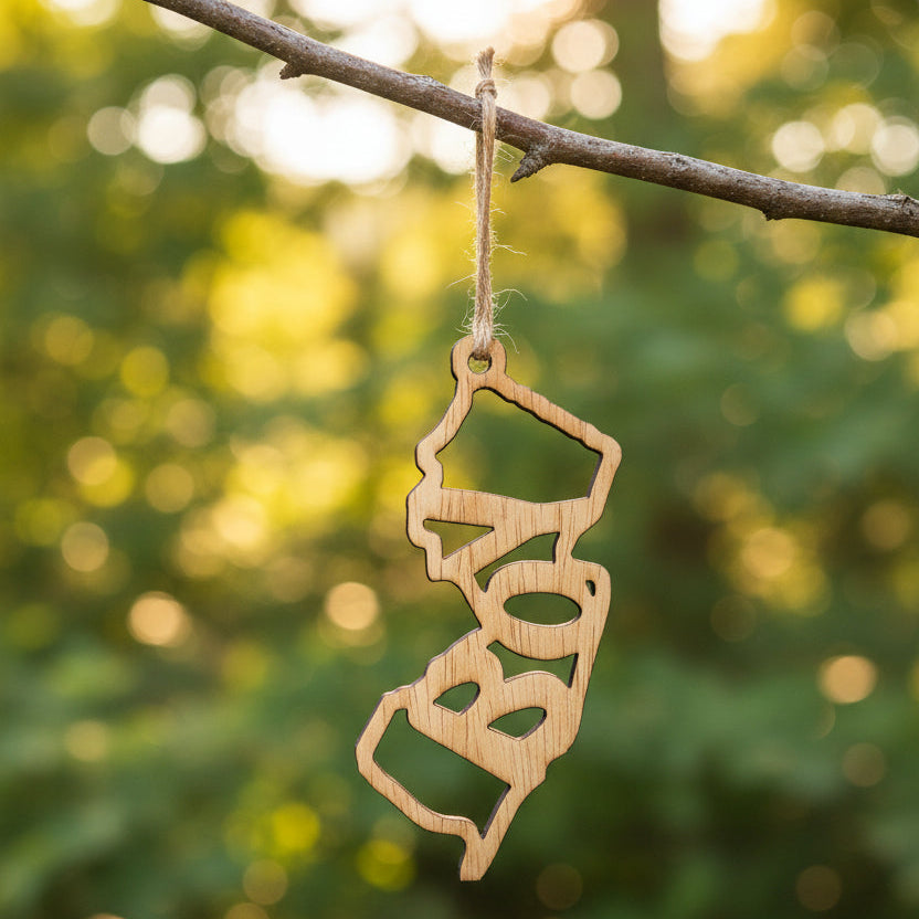 Laser Cut Wood NJ Ornaments 7 - Boy - Home & Lifestyle