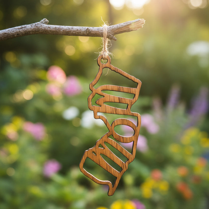 Laser Cut Wood NJ Ornaments 7 - Mom - Home & Lifestyle