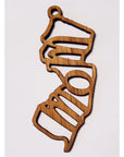 Laser Cut Wood NJ Ornaments 7 - Mom - Home & Lifestyle