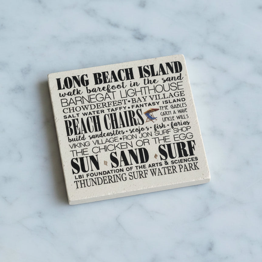 LBI Subway Art Coaster - Home & Lifestyle