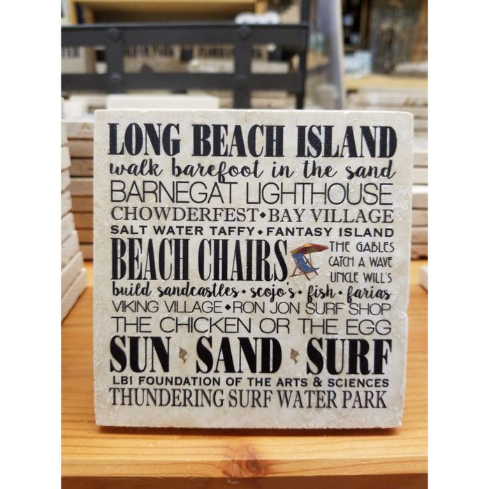 LBI Landmarks Subway Art Coaster