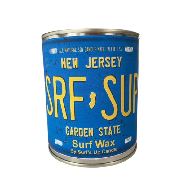 License Plate Candle - Surf Wax - Home & Lifestyle