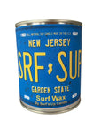 License Plate Candle - Surf Wax - Home & Lifestyle