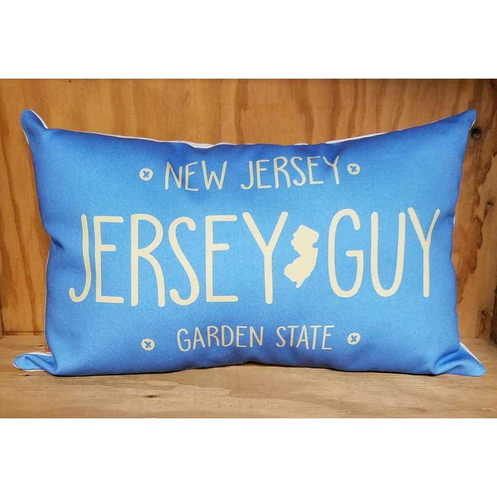 License Plate pillow - Jersey Guy - Home &amp; Lifestyle