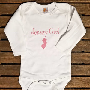 Long Sleeved Jersey Onesies - Jersey Girl / 0-3 Months - Kids