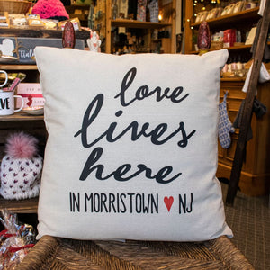 Love Lives Here town pillows - Home & Lifestyle