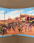 Mini Canvas Vintage Postcard Pillow - Atlantic City Boardwalk - Home & Lifestyle