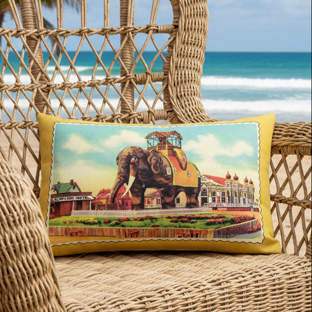 Mini Canvas Vintage Postcard Pillow - Home & Lifestyle