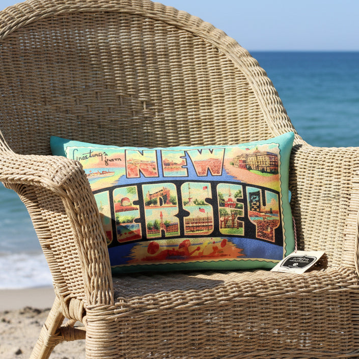 Mini Canvas Vintage Postcard Pillow - Home & Lifestyle