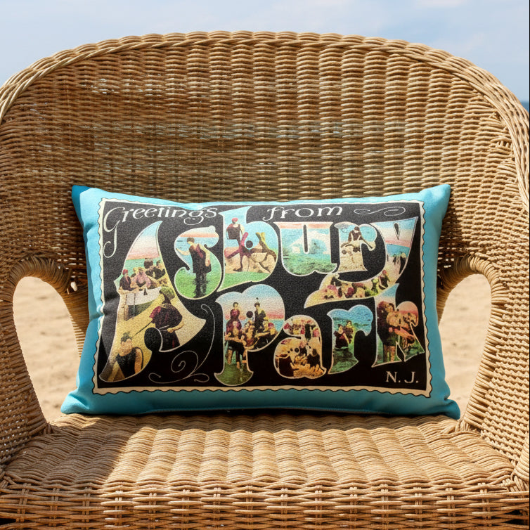 Mini Canvas Vintage Postcard Pillow - Home & Lifestyle