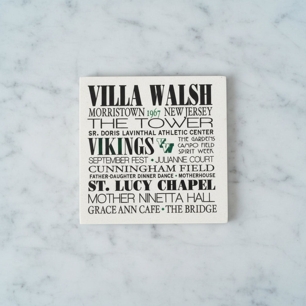 Morris County Private High School Coasters - Villa Walsh - Home & Lifestyle
