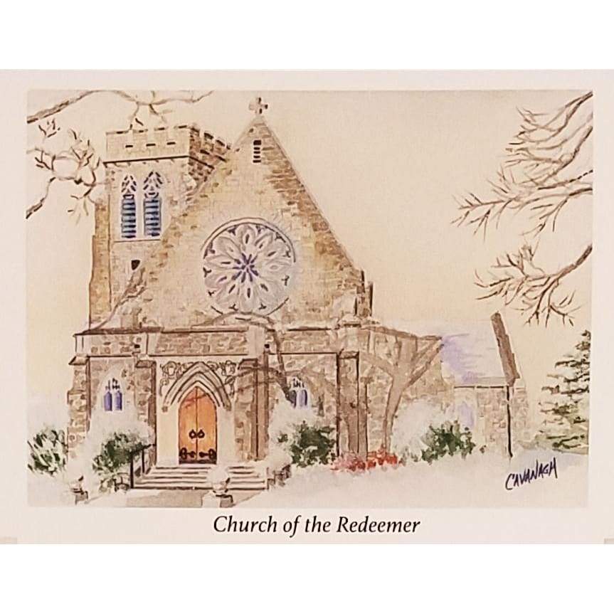 Morristown Churches 8x10 Matted Prints - Church of the Redeemer - Prints & Artwork