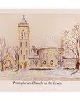 Morristown Churches 8x10 Matted Prints - Presbyterian Church on the Green - Prints & Artwork