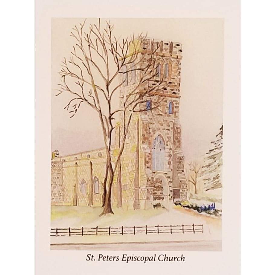 Morristown Churches 8x10 Matted Prints - St. Peters Episcopal - Prints &amp; Artwork