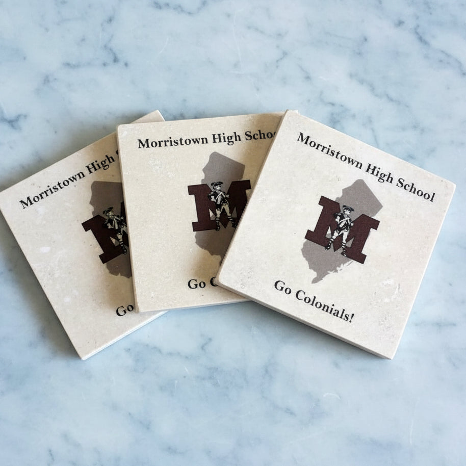 Morristown High School Coaster - Support with Sparkle
