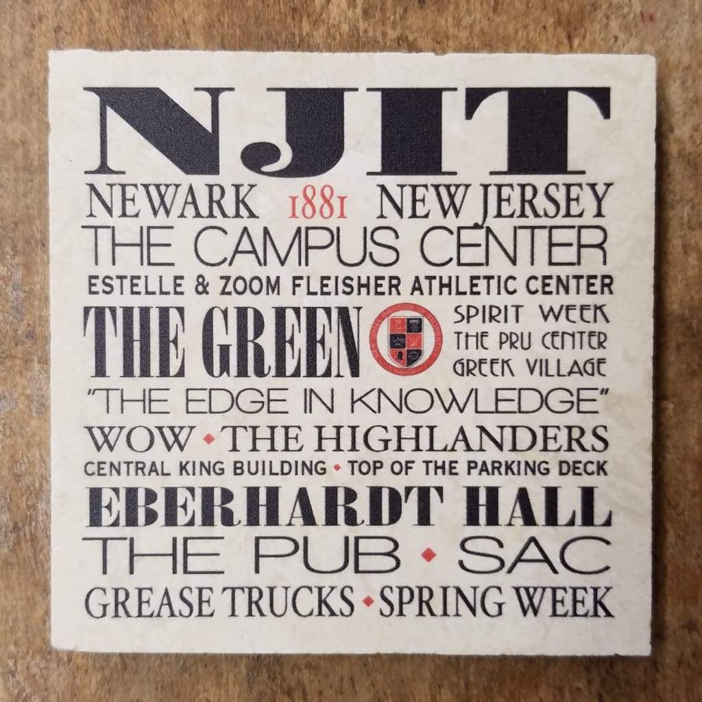 College Coaster Series - NJIT Subway - Home &amp; Lifestyle