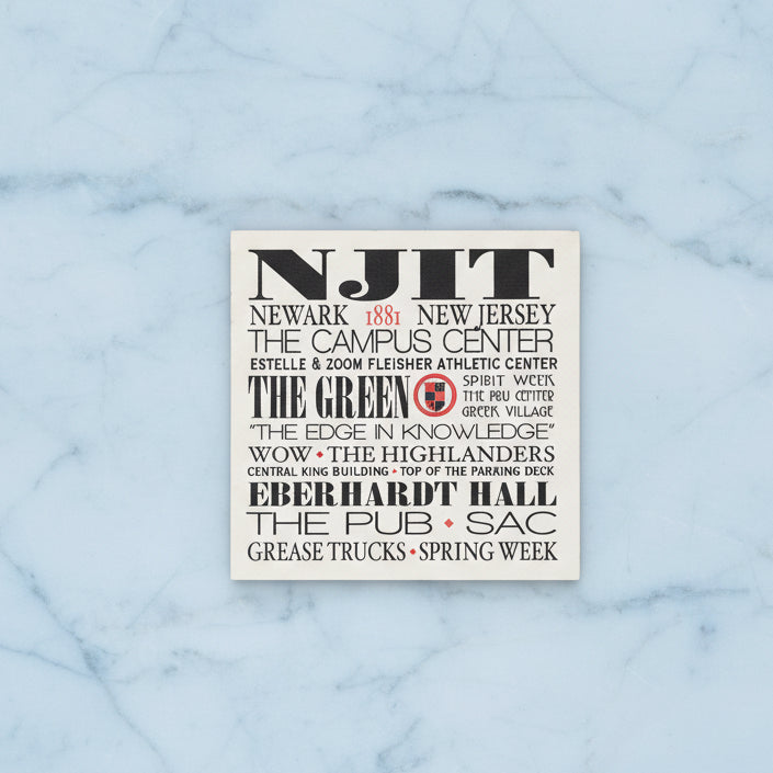 College Coaster Series - NJIT Subway - Home &amp; Lifestyle