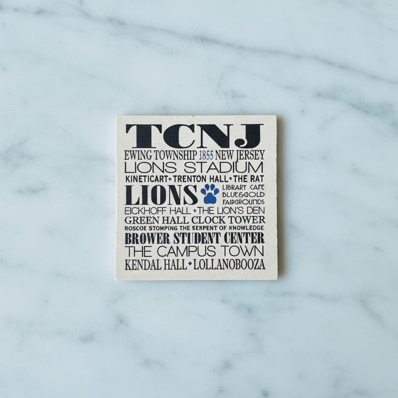 College Coaster Series - TCNJ Subway - Home &amp; Lifestyle