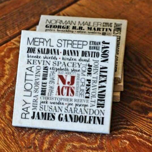 NJ Arts Subway Art Coaster - NJ Acts - Home & Lifestyle