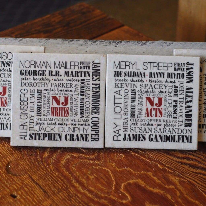NJ Arts Subway Art Coaster
