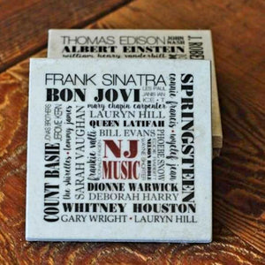 NJ Arts Subway Art Coaster - NJ Music - Home & Lifestyle
