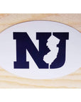 NJ Oval Magnet - White - Home & Lifestyle