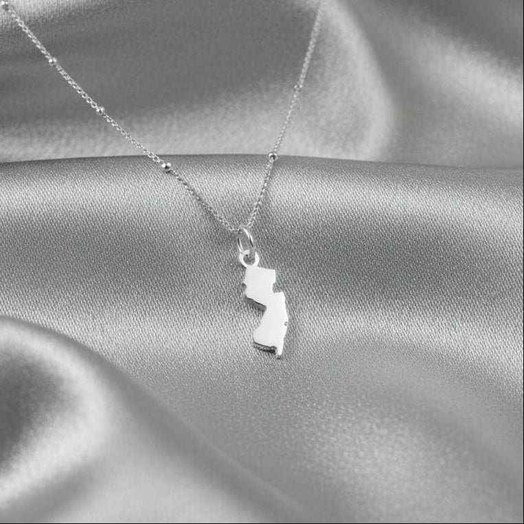 NJ Icon Pendant Necklace - Silver - Jewelry & Accessories